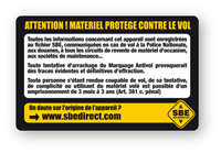 autocollant dissuasion sbe